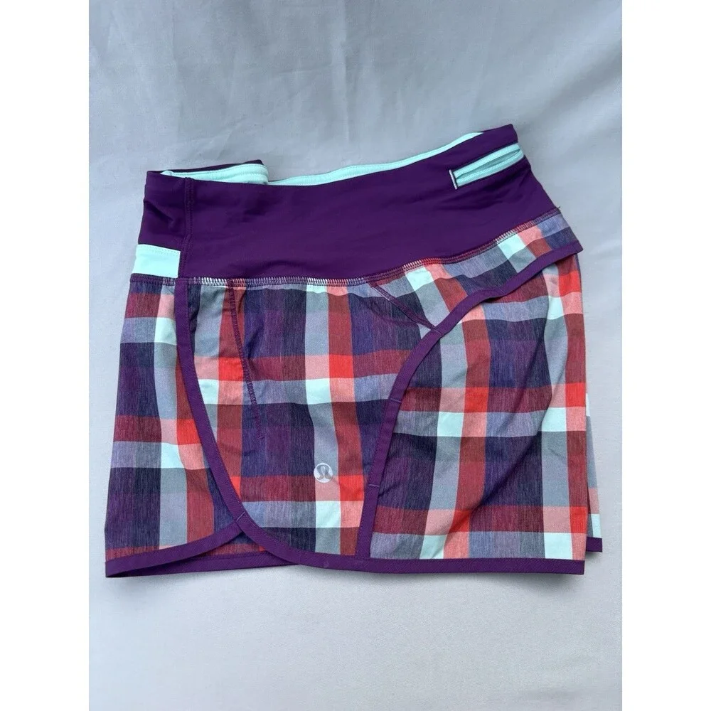 Lululemon Shorts Womens Sz 4 Speed Up Lined Running Short Gym 2” Inseam